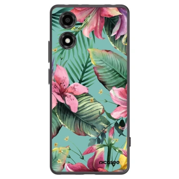 Picasee silikonový černý obal pro Motorola Moto E14 - Hawaii