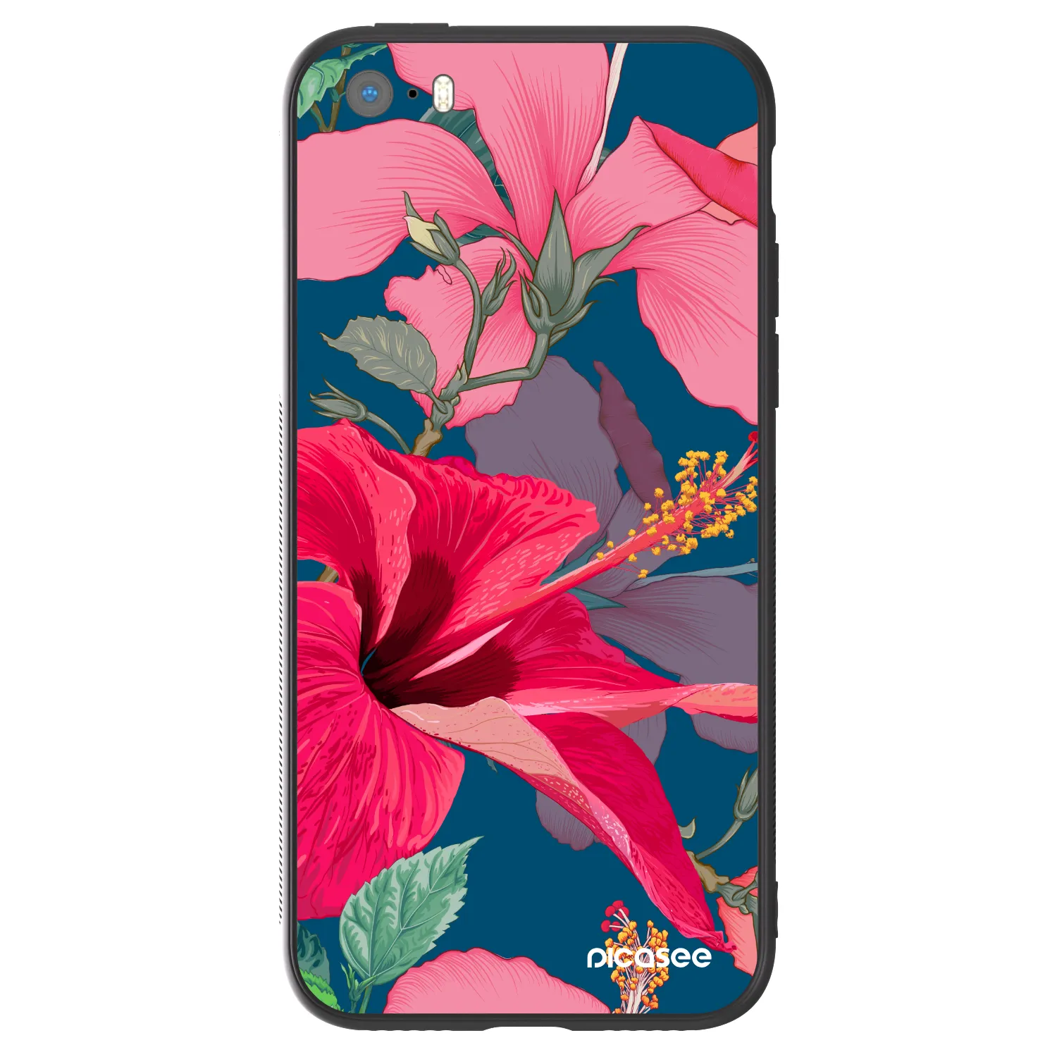 Picasee ULTIMATE CASE pro Apple iPhone 5/5S/SE - Hibiscus