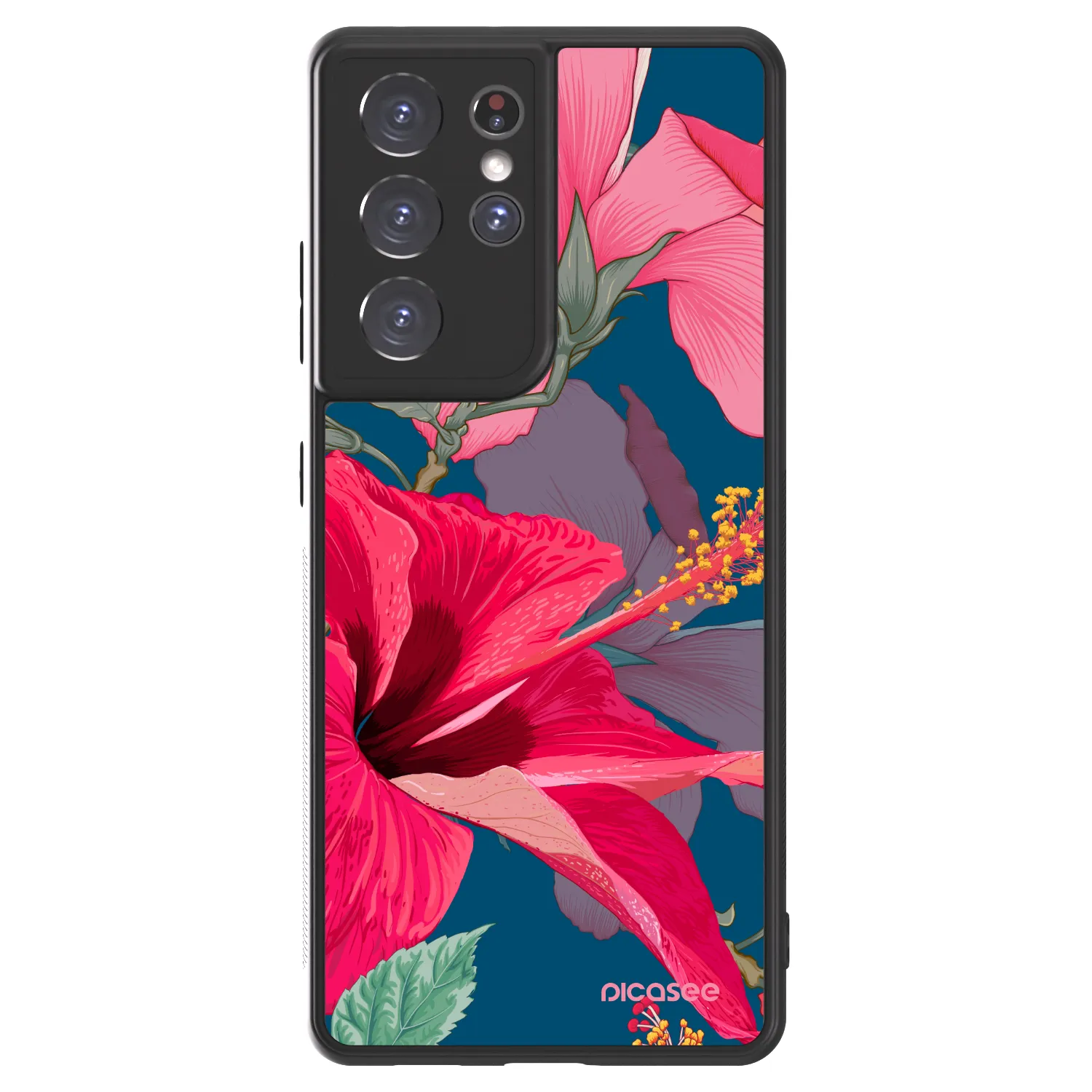 Picasee ULTIMATE CASE pro Samsung Galaxy S21 Ultra 5G G998B - Hibiscus