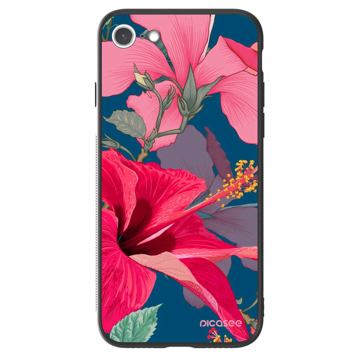 Picasee ULTIMATE CASE pro Apple iPhone SE 2020 - Hibiscus