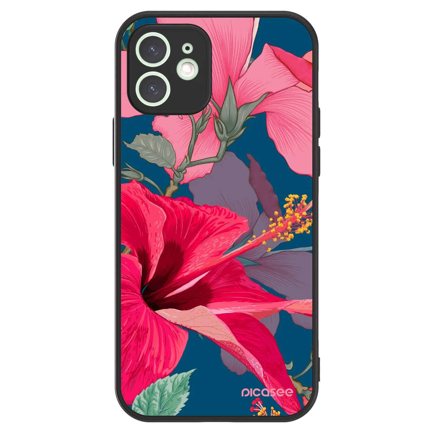 Picasee ULTIMATE CASE MagSafe pro Apple iPhone 12 - Hibiscus