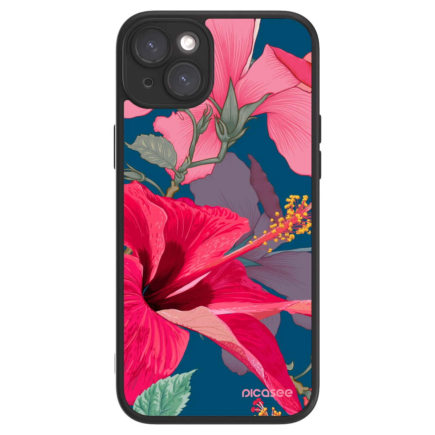 Picasee ULTIMATE CASE pro Apple iPhone 15 Plus - Hibiscus