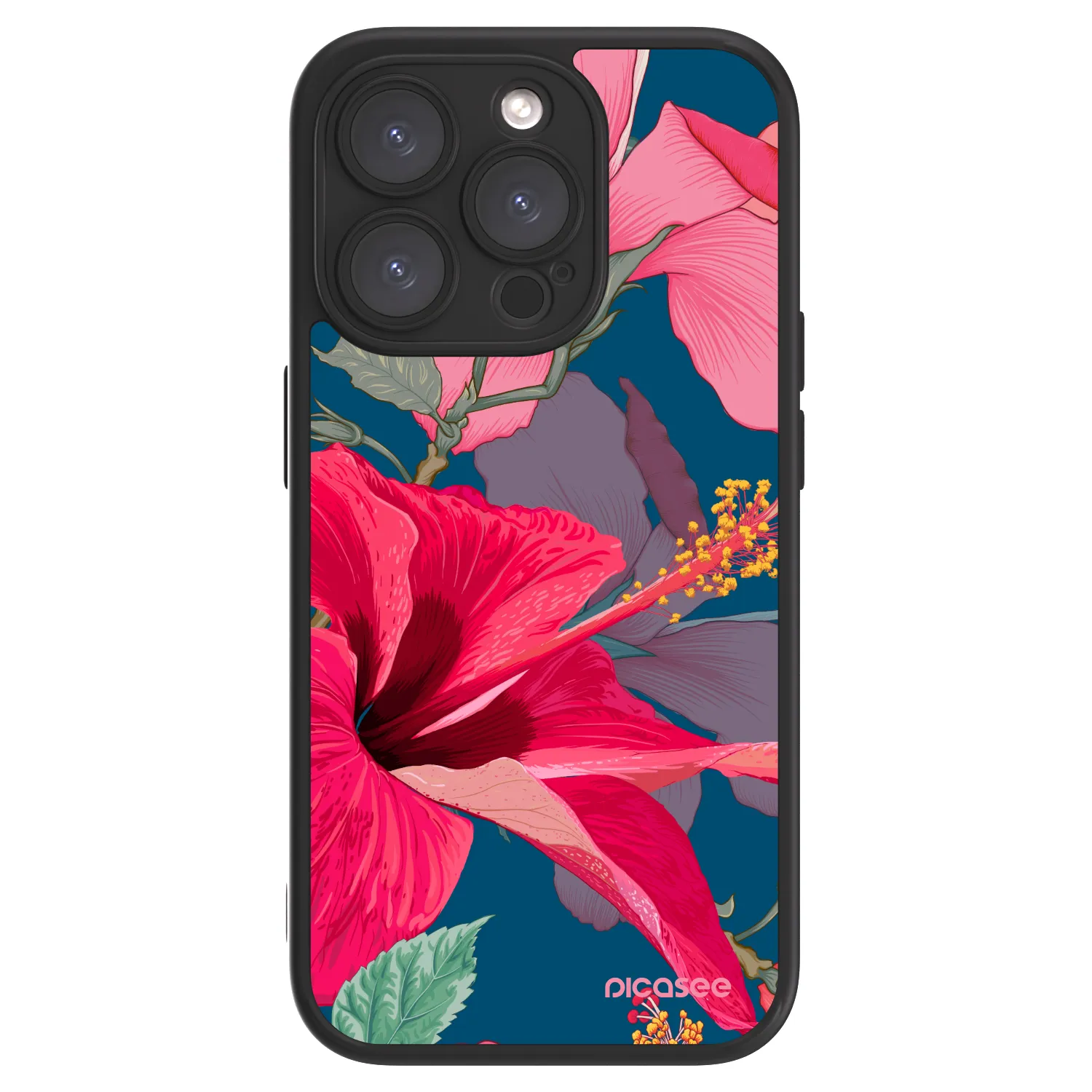 Picasee ULTIMATE CASE MagSafe pro Apple iPhone 15 Pro - Hibiscus