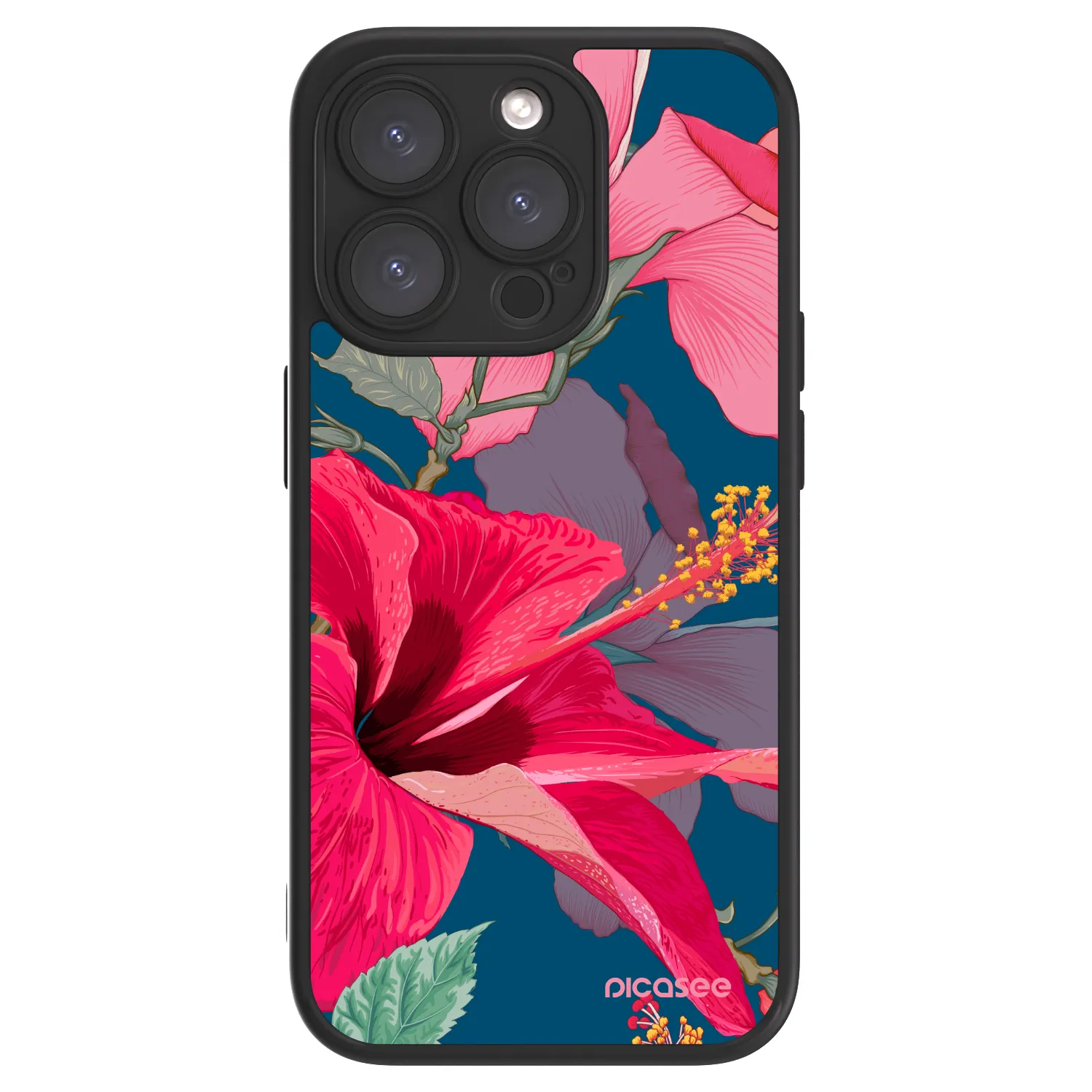 Picasee ULTIMATE CASE pro Apple iPhone 15 Pro - Hibiscus