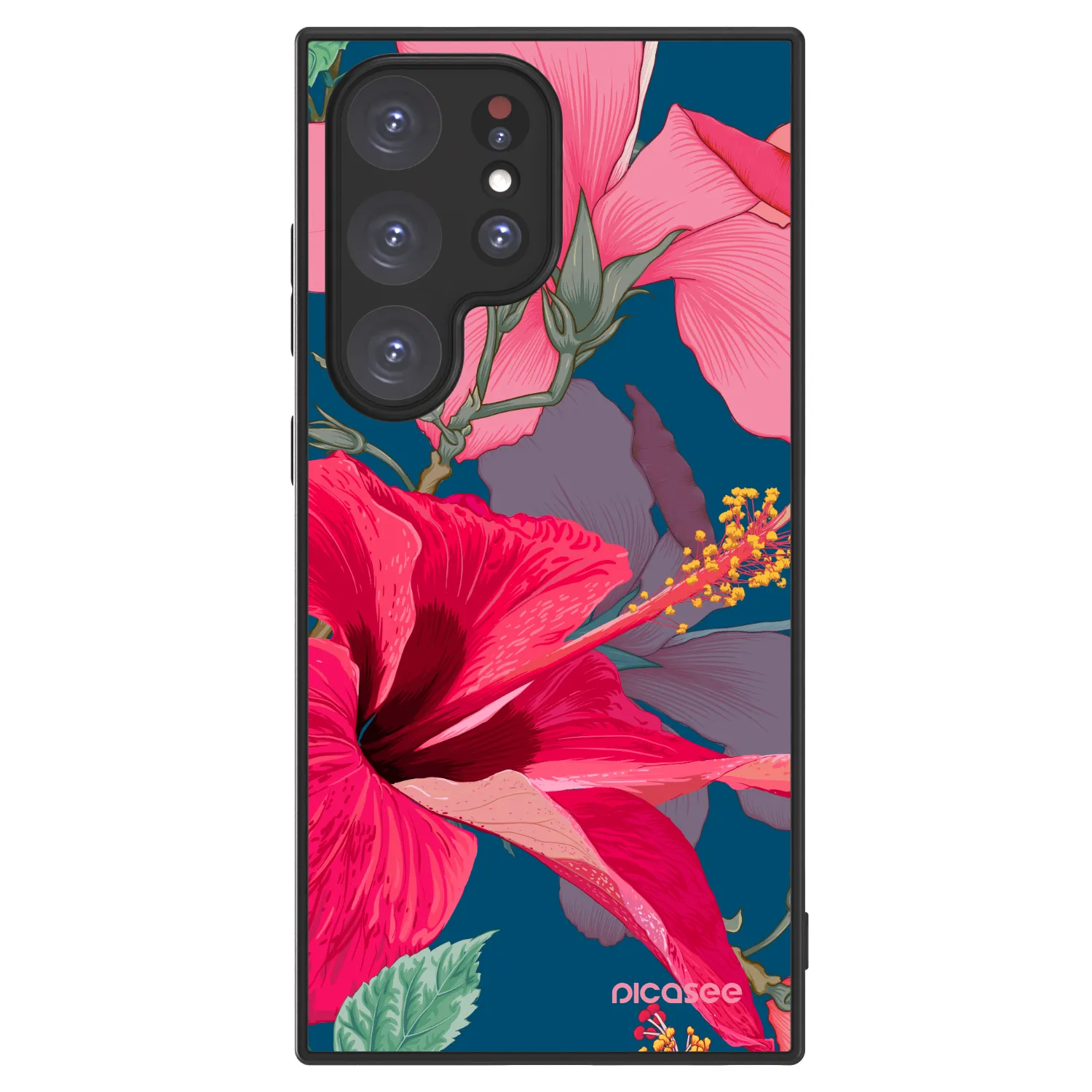 Picasee ULTIMATE CASE PowerShare pro Samsung Galaxy S24 Ultra S928B 5G - Hibiscus