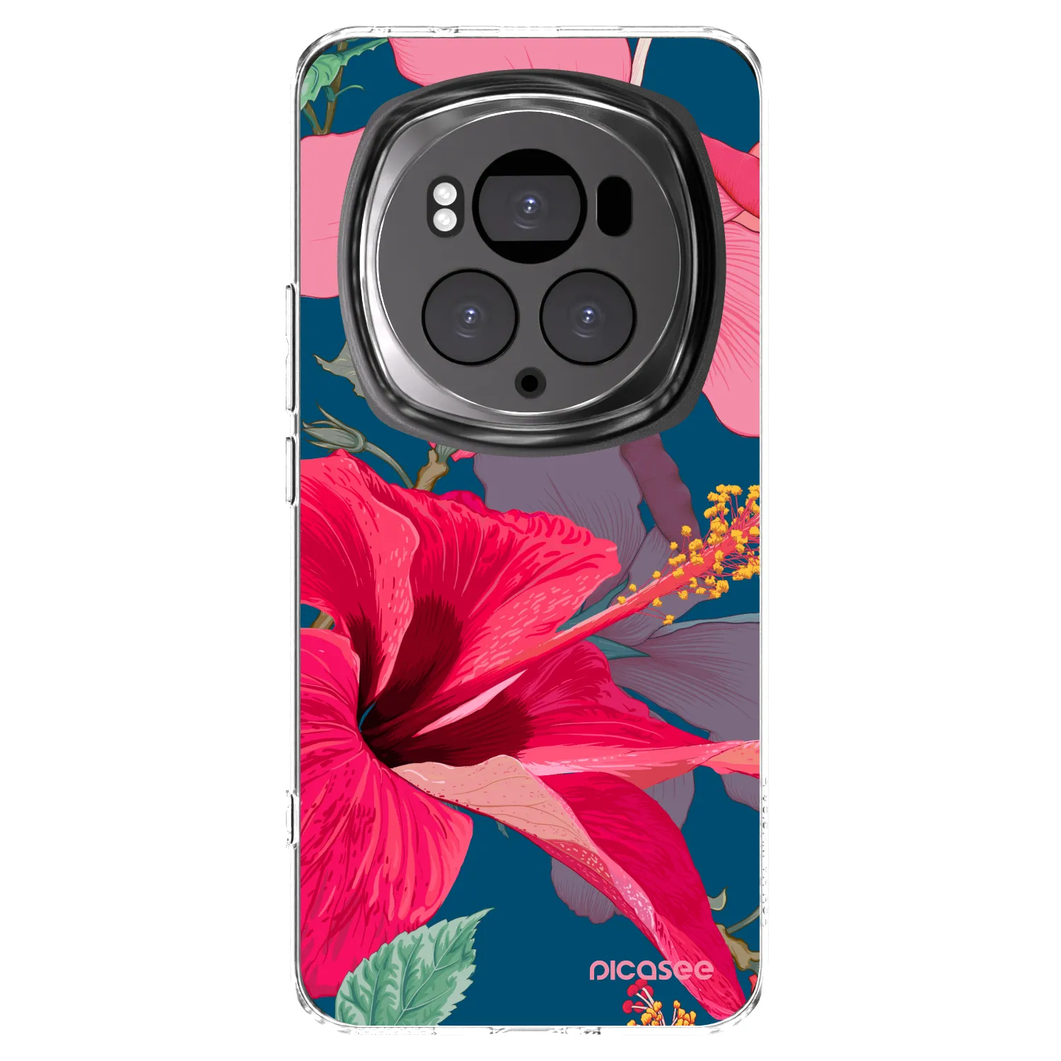Picasee silikonový průhledný obal pro Honor Magic6 Pro - Hibiscus