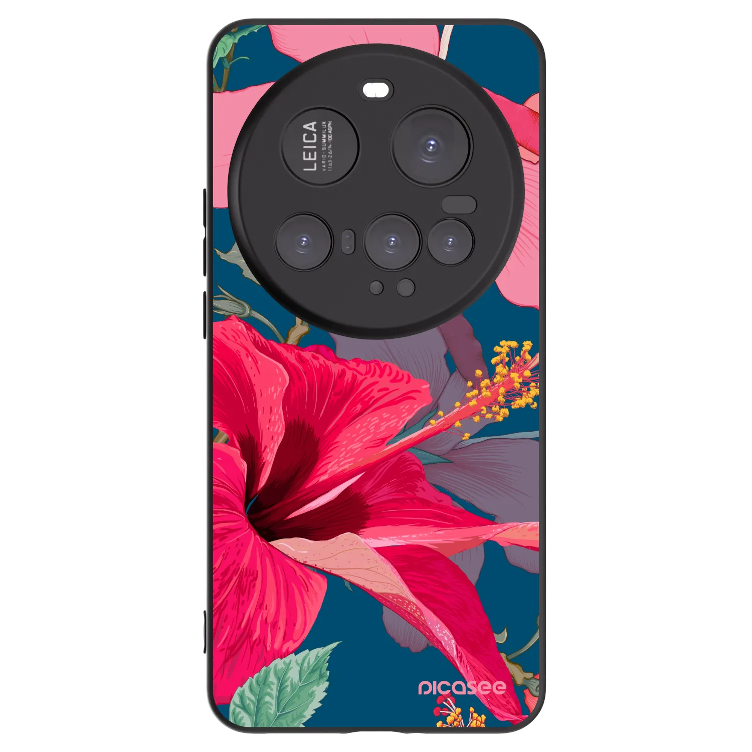 Picasee silikonový černý obal pro Xiaomi 15 Ultra - Hibiscus