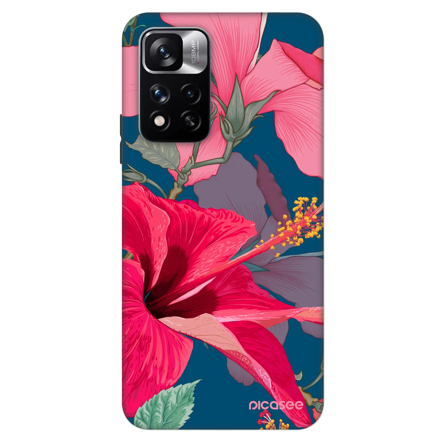 Picasee Fashion Case pro Xiaomi Redmi Note 11 Pro - Hibiscus