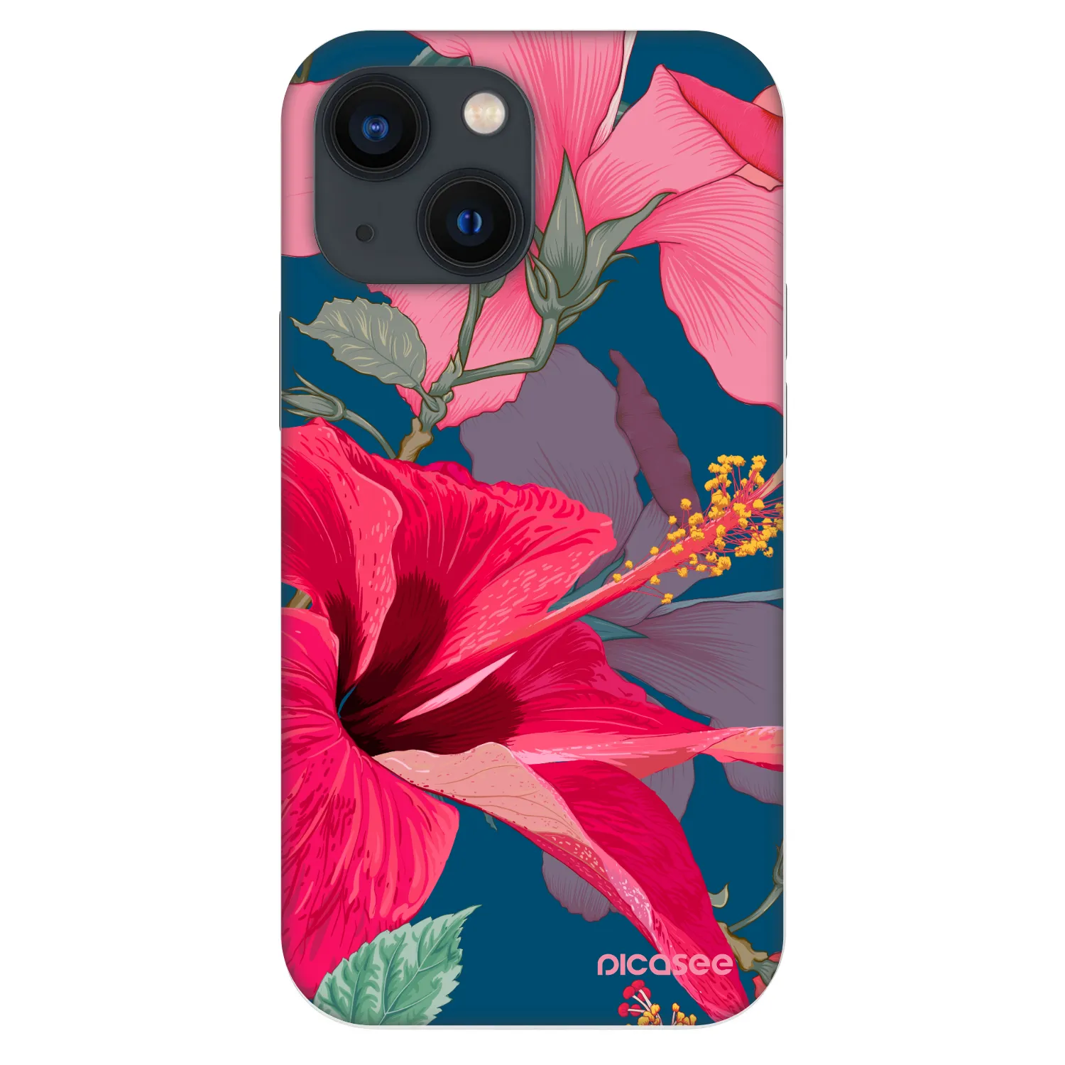 Picasee Fashion Case pro Apple iPhone 13 mini - Hibiscus