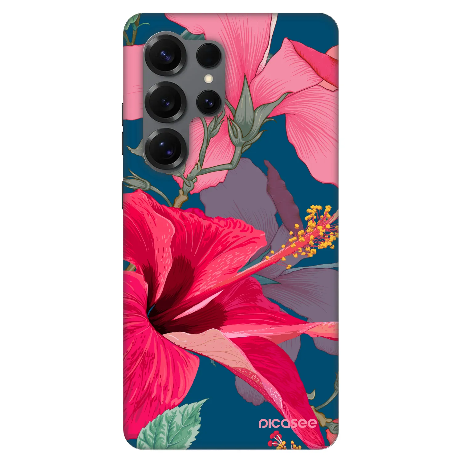 Picasee Fashion Case PowerShare pro Samsung Galaxy S25 Ultra 5G - Hibiscus