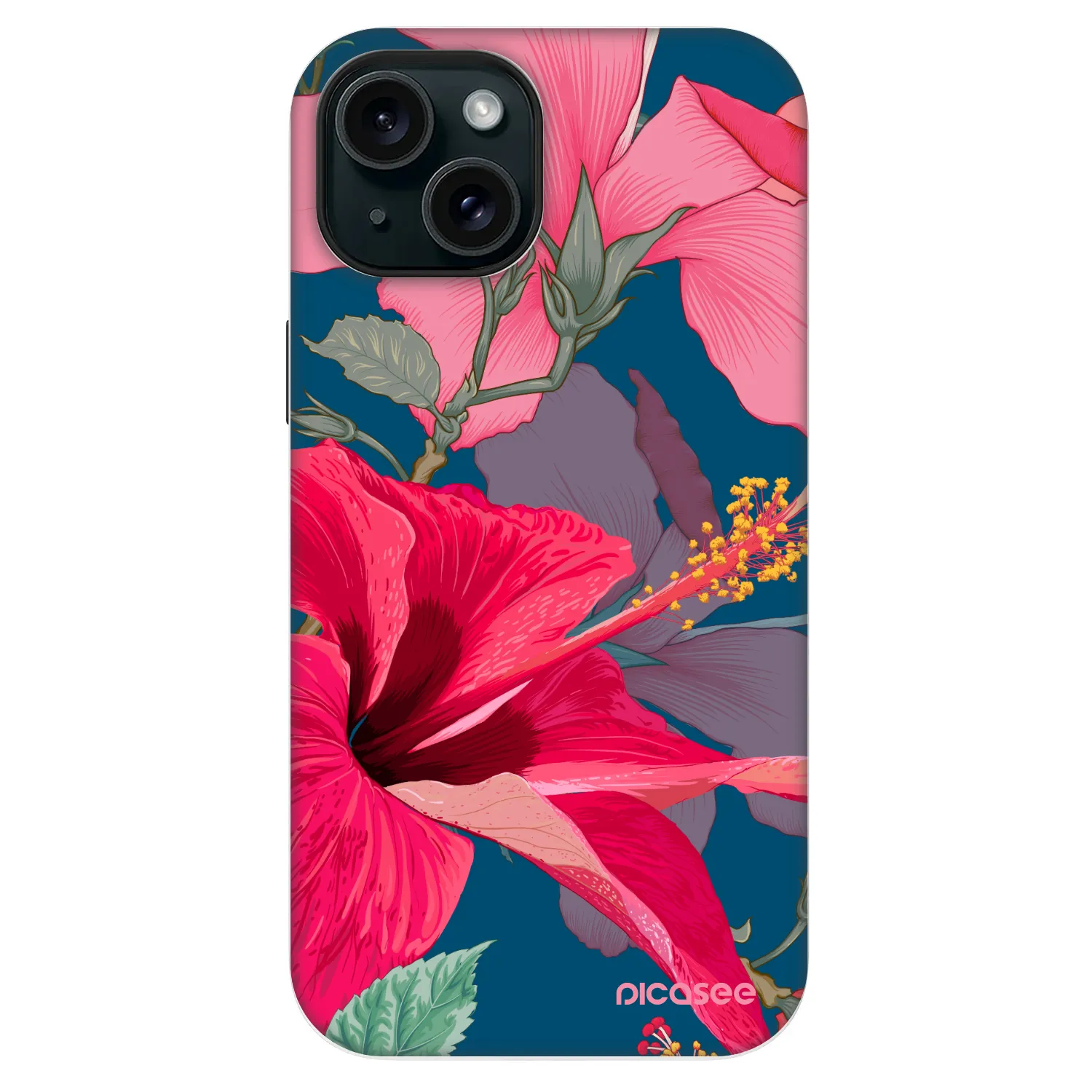 Picasee Fashion Case MagSafe Apple iPhone 13 - Hibiscus