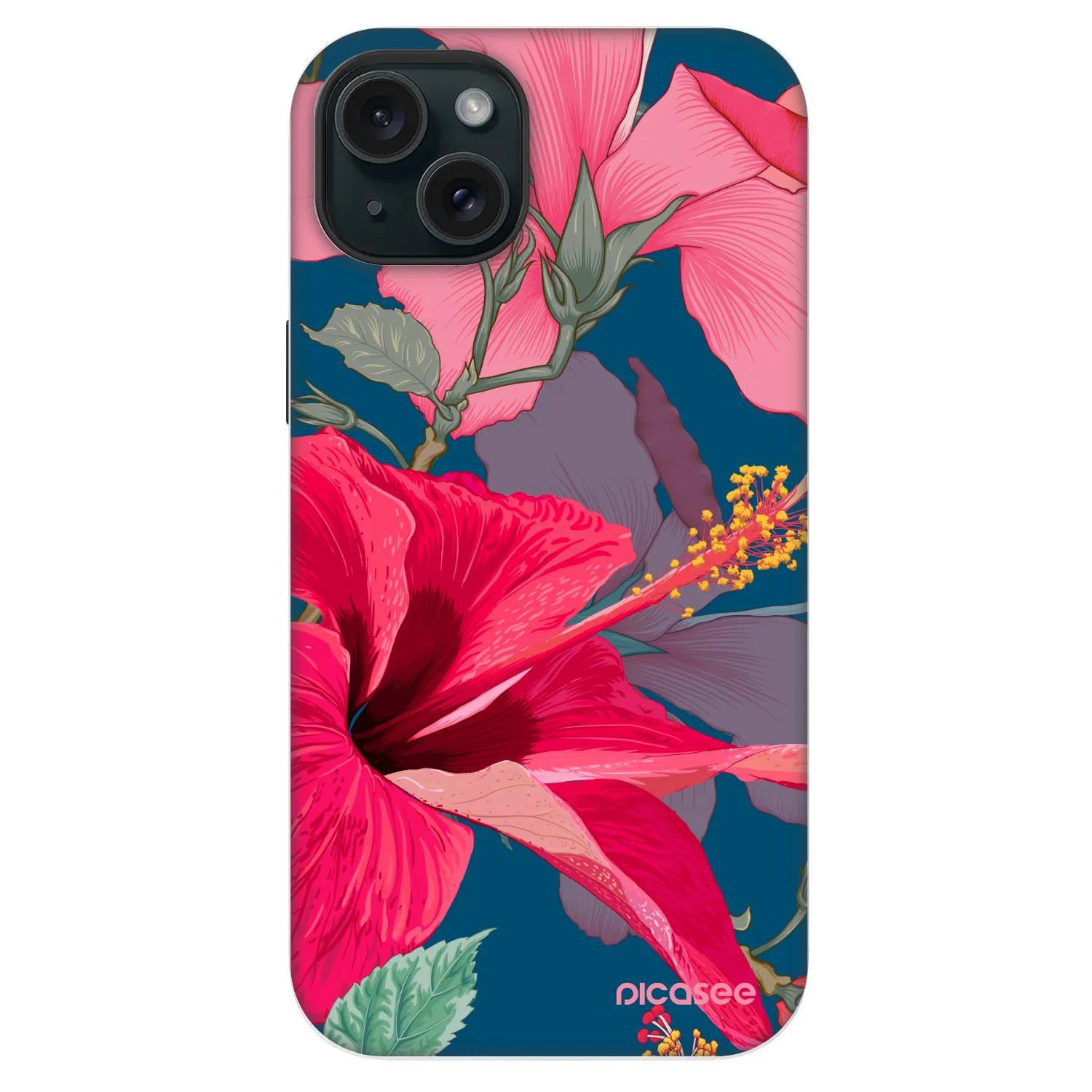 Picasee Fashion Case MagSafe Apple iPhone 14 Plus - Hibiscus