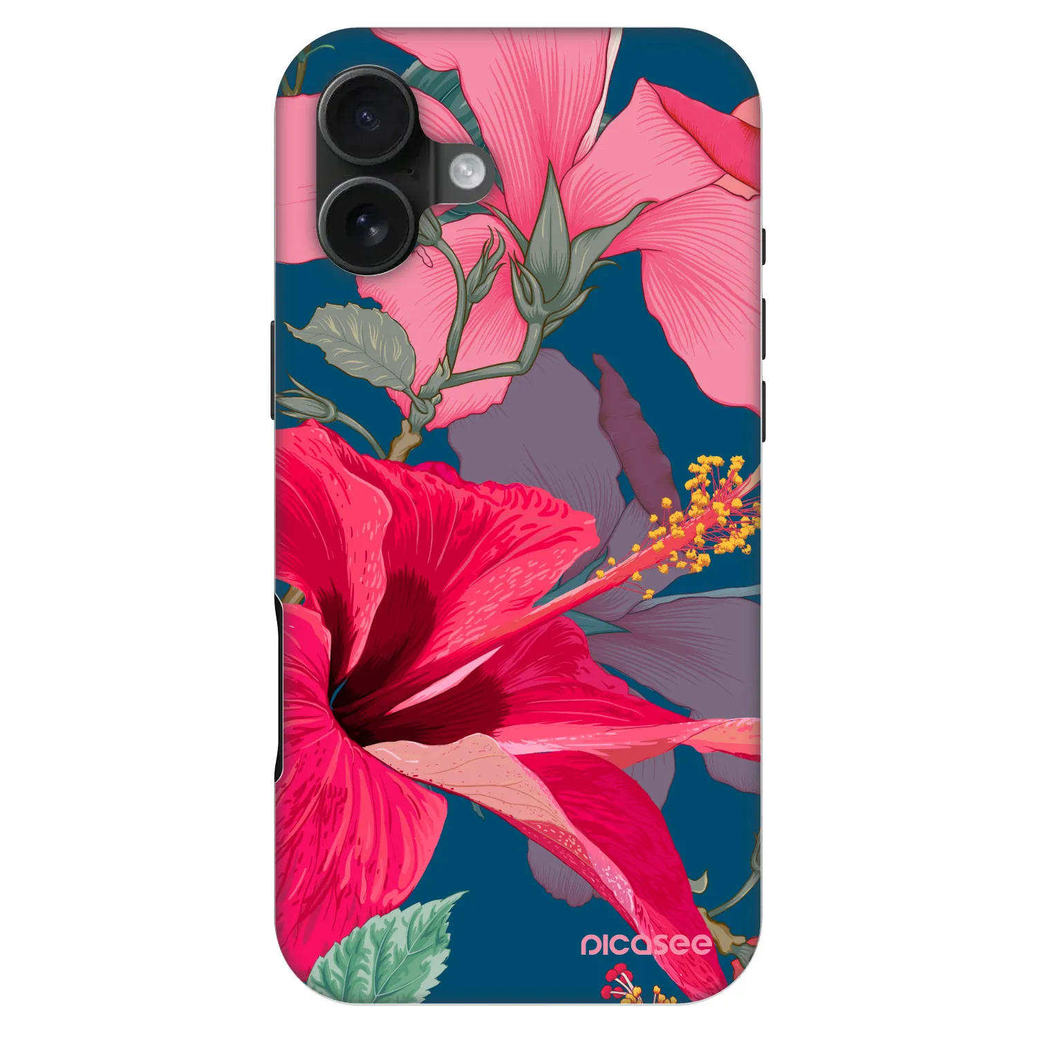 Picasee Fashion Case MagSafe Apple iPhone 16 Plus - Hibiscus