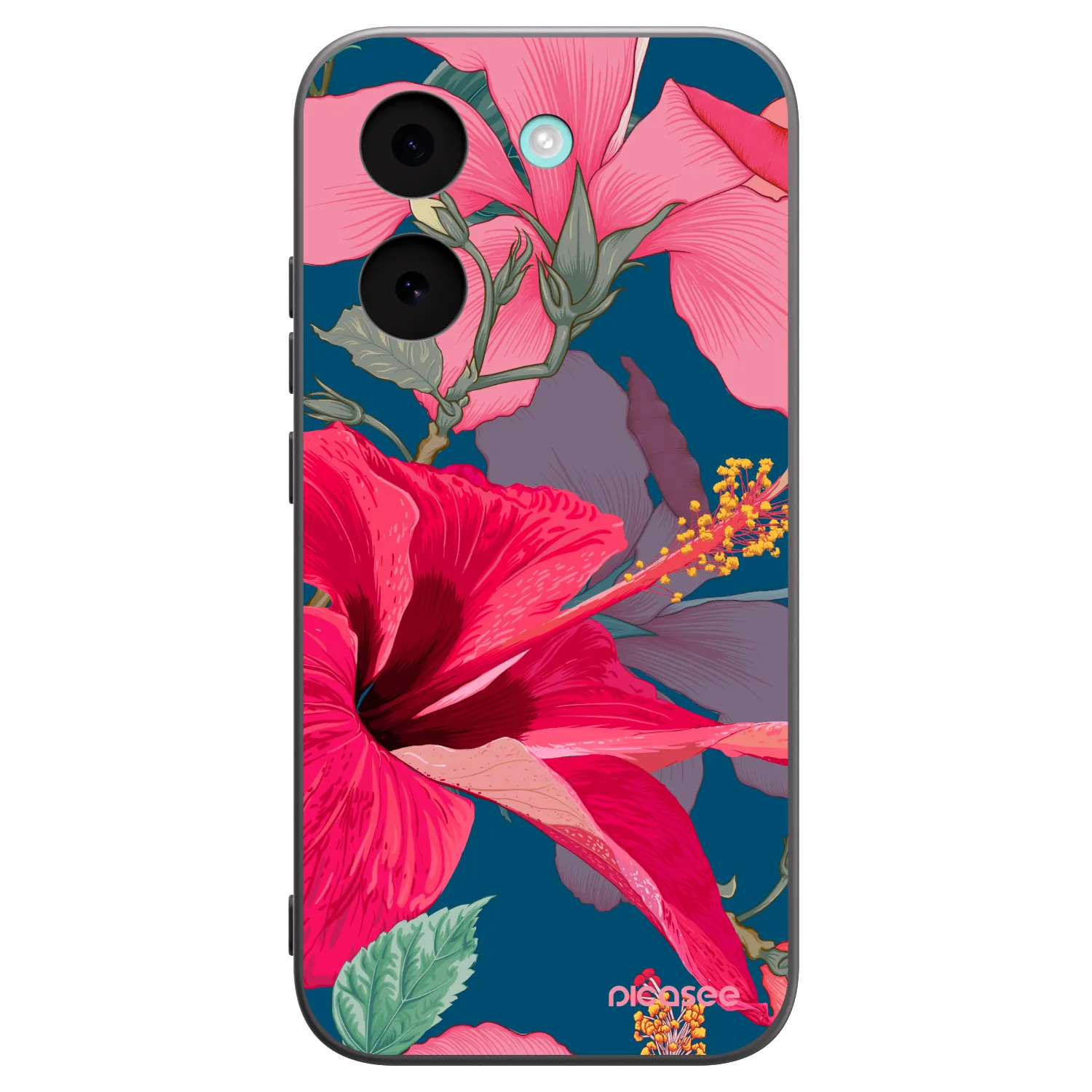 Picasee silikonový černý obal pro Xiaomi Poco X8 Pro - Hibiscus