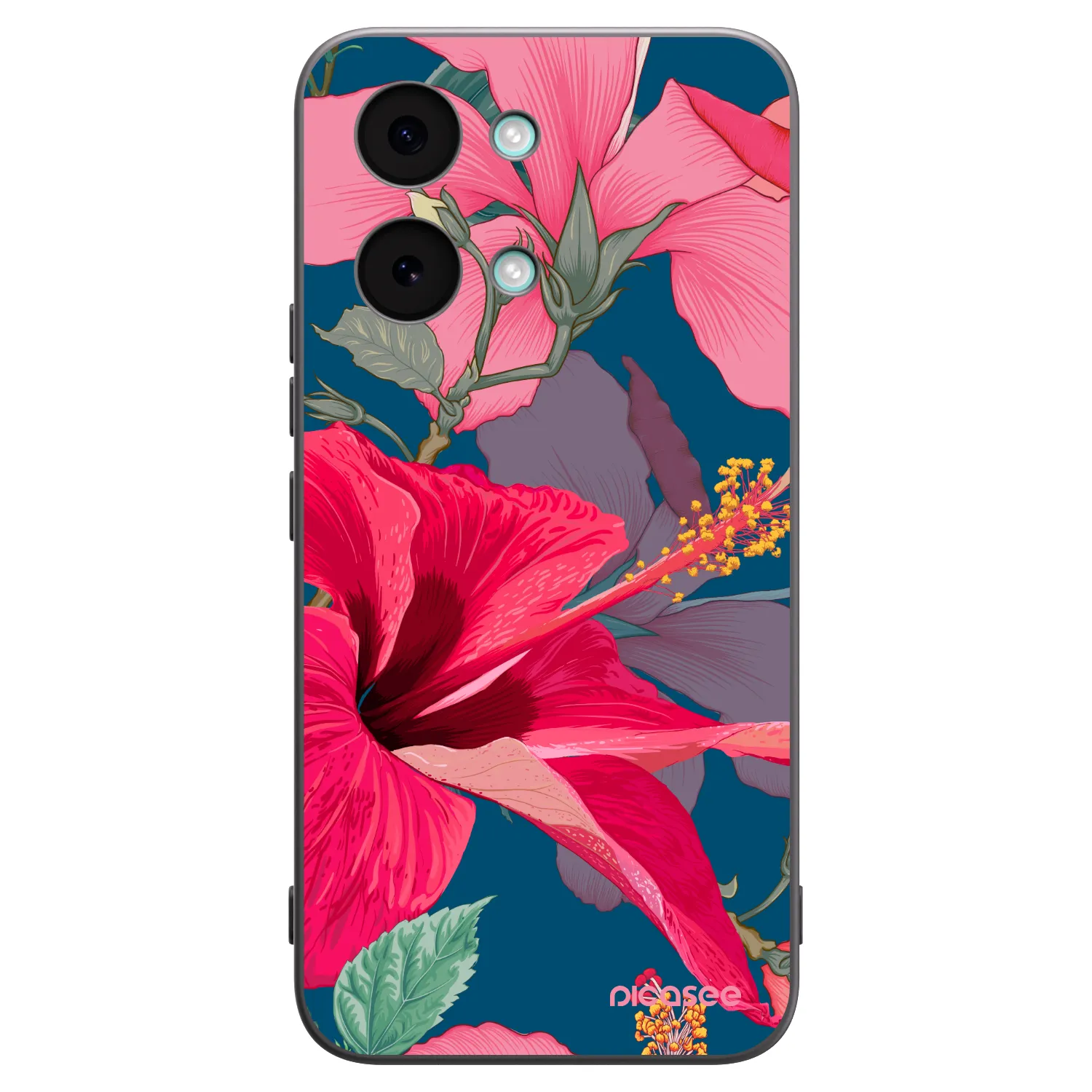 Picasee silikonový černý obal pro Xiaomi Poco X8 Pro Max - Hibiscus