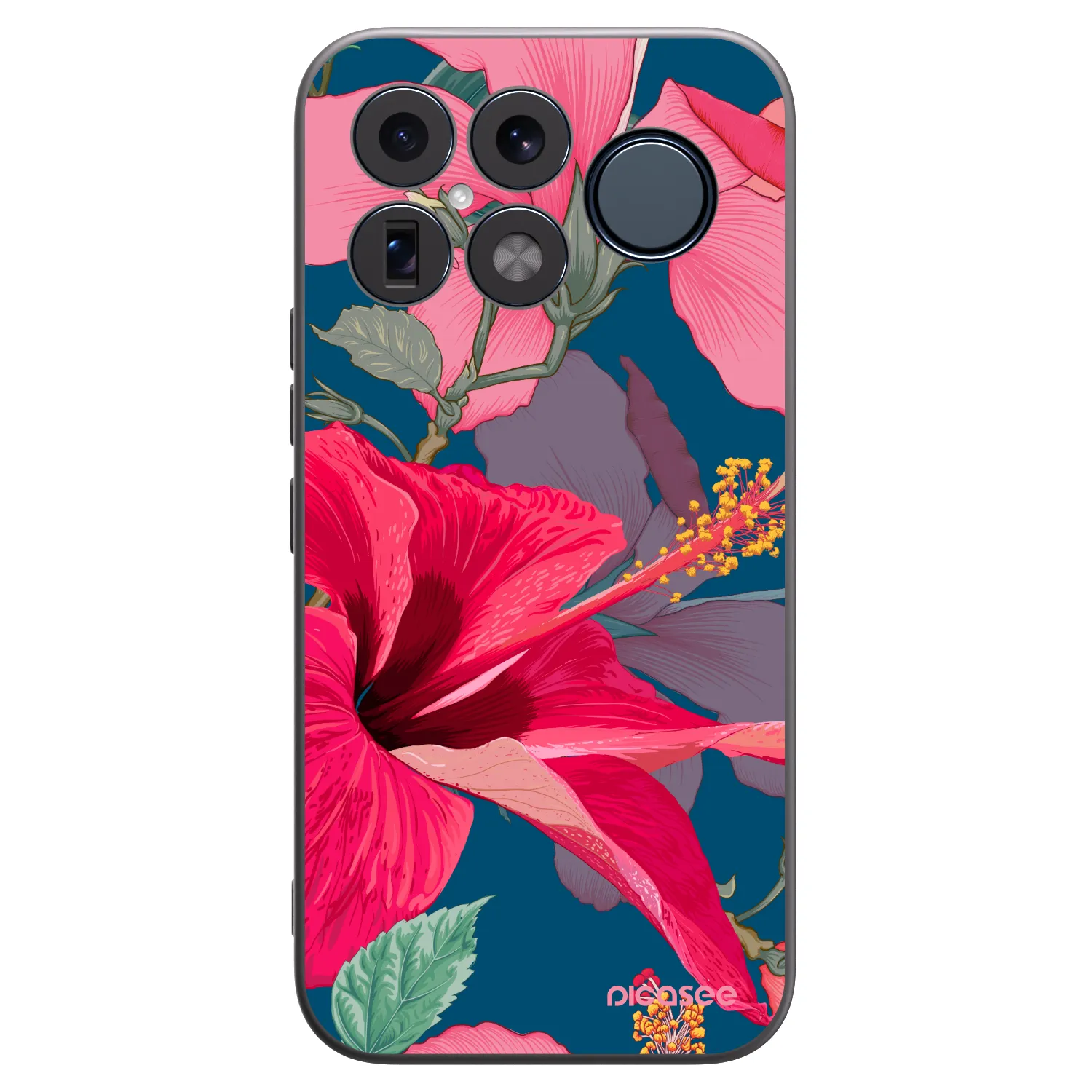 Picasee silikonový černý obal pro Xiaomi Poco F8 Ultra - Hibiscus