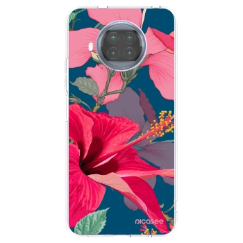 Picasee silikonový průhledný obal pro Xiaomi Mi 10T Lite - Hibiscus