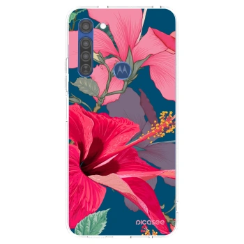 Obal pro Motorola Moto G8 - Hibiscus