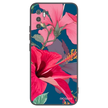 Picasee silikonový černý obal pro Xiaomi Poco M3 Pro 5G - Hibiscus