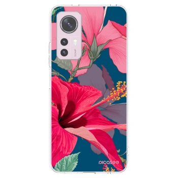 Picasee silikonový průhledný obal pro Xiaomi 12 - Hibiscus