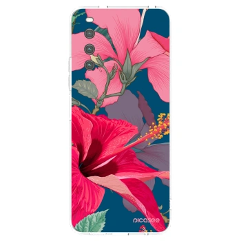 Picasee silikonový průhledný obal pro Sony Xperia 10 IV 5G - Hibiscus