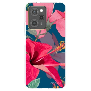 Picasee silikonový černý obal pro Xiaomi Poco X5 Pro - Hibiscus
