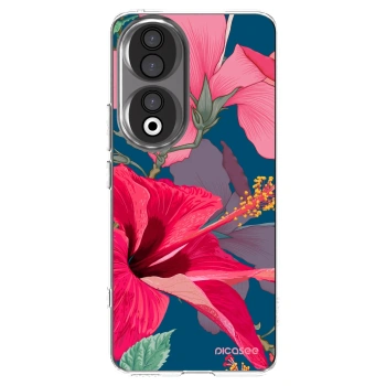 Picasee silikonový průhledný obal pro Honor 90 5G - Hibiscus