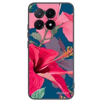 Picasee silikonový černý obal pro Xiaomi Poco X6 Pro - Hibiscus