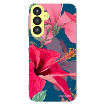 Picasee silikonový průhledný obal pro Samsung Galaxy A25 A256B 5G - Hibiscus
