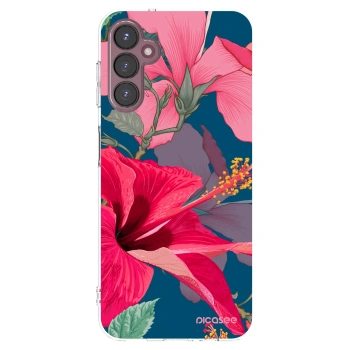 Picasee silikonový průhledný obal pro Samsung Galaxy A05s A057G - Hibiscus