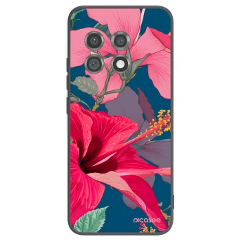 Picasee silikonový černý obal pro OnePlus 11 5G - Hibiscus