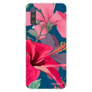 Picasee silikonový průhledný obal pro Xiaomi Mi 9 - Hibiscus