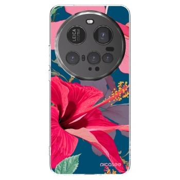 Picasee silikonový průhledný obal pro Xiaomi 15 Ultra - Hibiscus