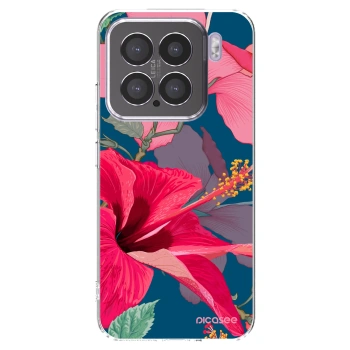 Picasee silikonový průhledný obal pro Xiaomi 15 - Hibiscus