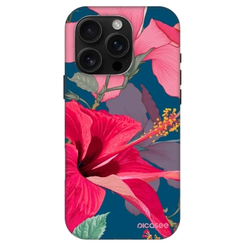 Picasee Fashion Case MagSafe Apple iPhone 16 Pro - Hibiscus