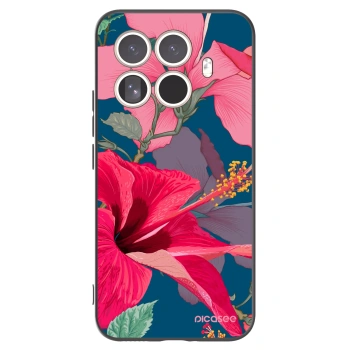Picasee silikonový černý obal pro Xiaomi 15T Pro - Hibiscus