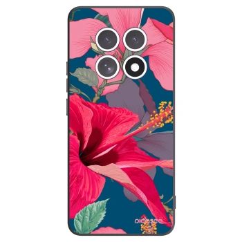 Picasee silikonový černý obal pro Xiaomi Redmi Note 15 5G - Hibiscus