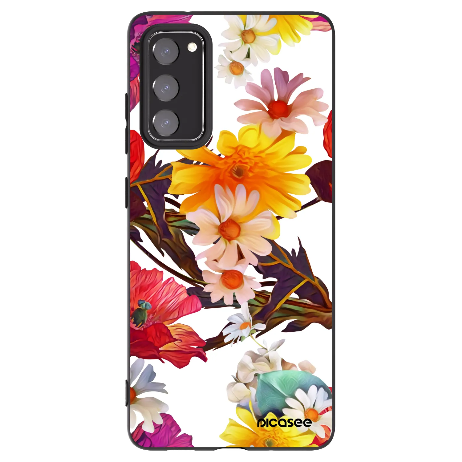 Picasee silikonový černý obal pro Samsung Galaxy S20 FE - Meadow