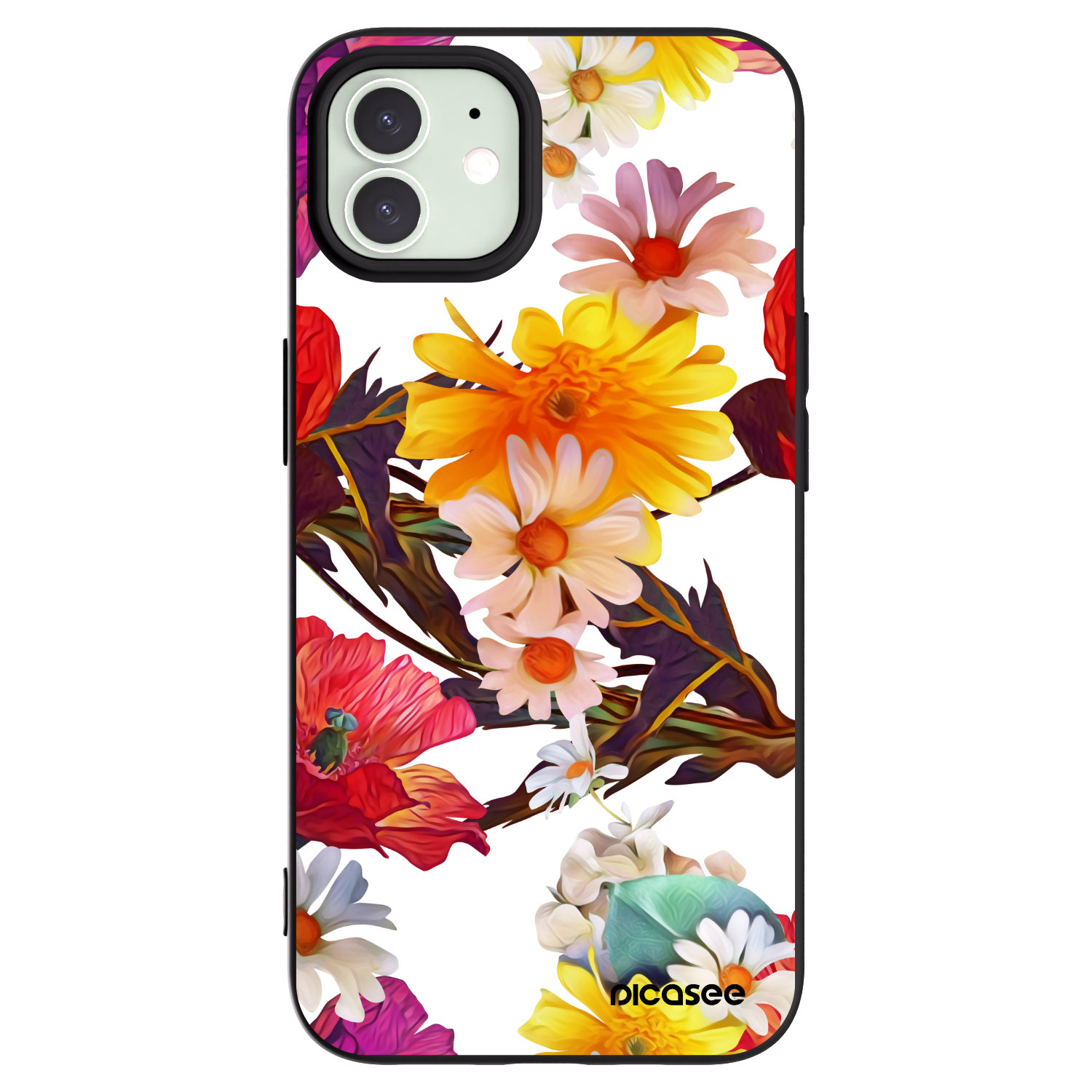Picasee silikonový černý obal pro Apple iPhone 12 Pro - Meadow