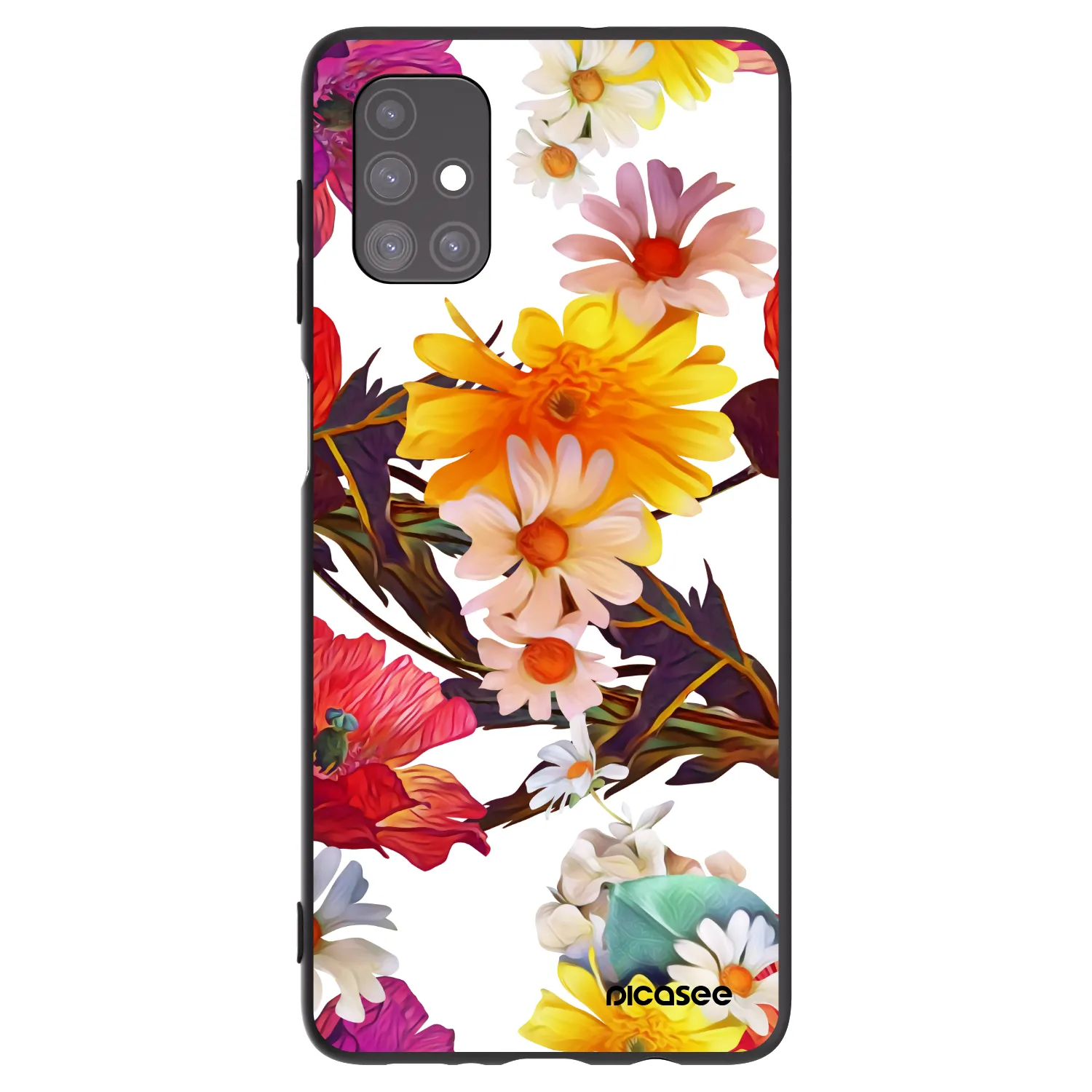 Picasee silikonový černý obal pro Samsung Galaxy M51 M515F - Meadow