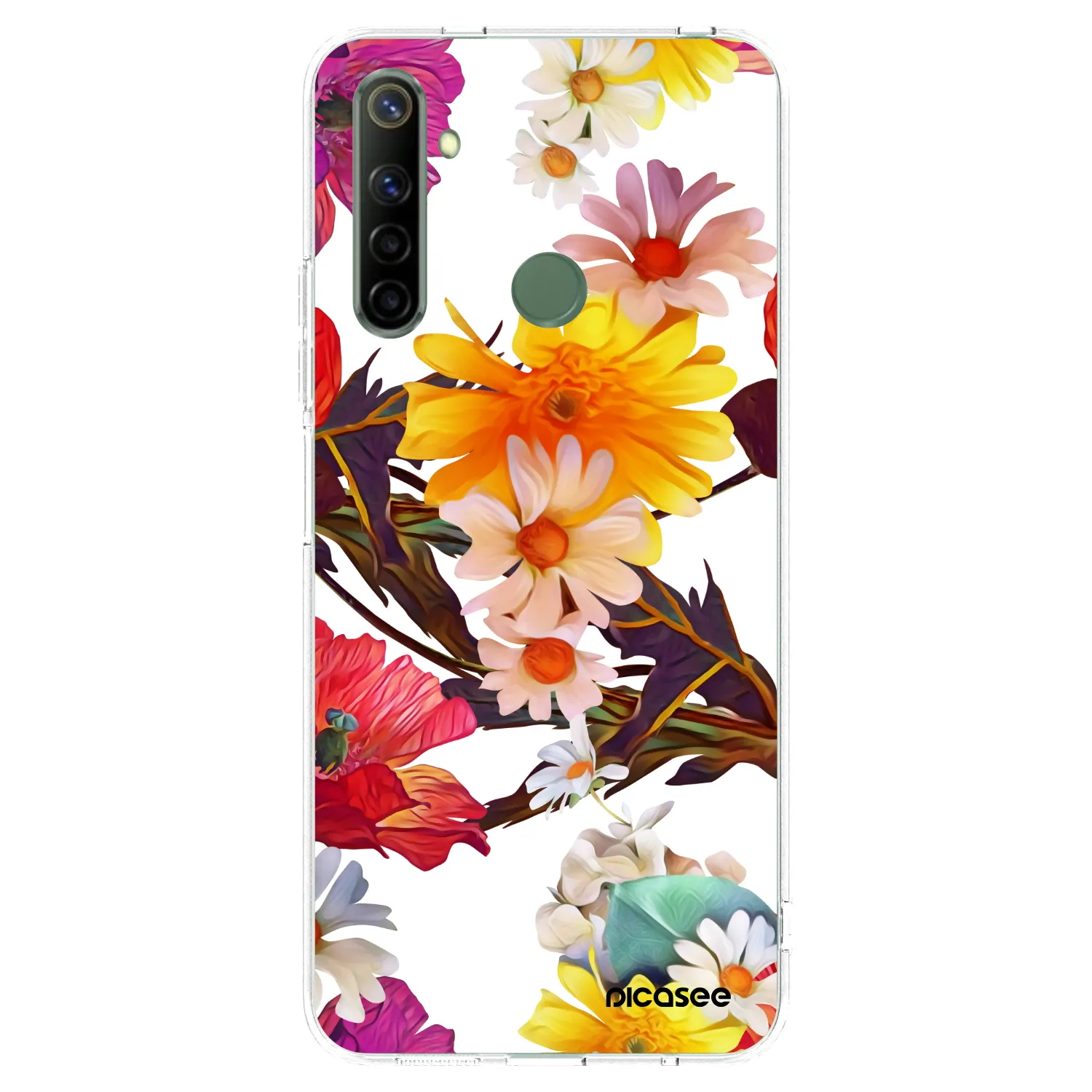 Picasee silikonový průhledný obal pro Realme 6i - Meadow
