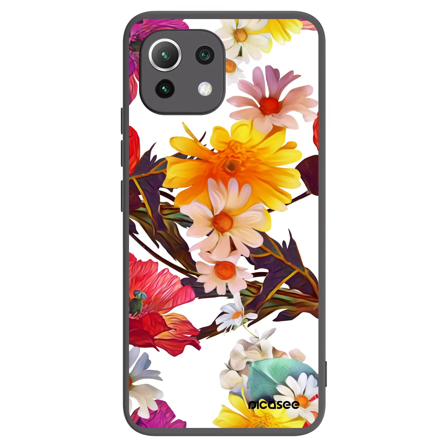 Picasee silikonový černý obal pro Xiaomi Mi 11 Lite - Meadow