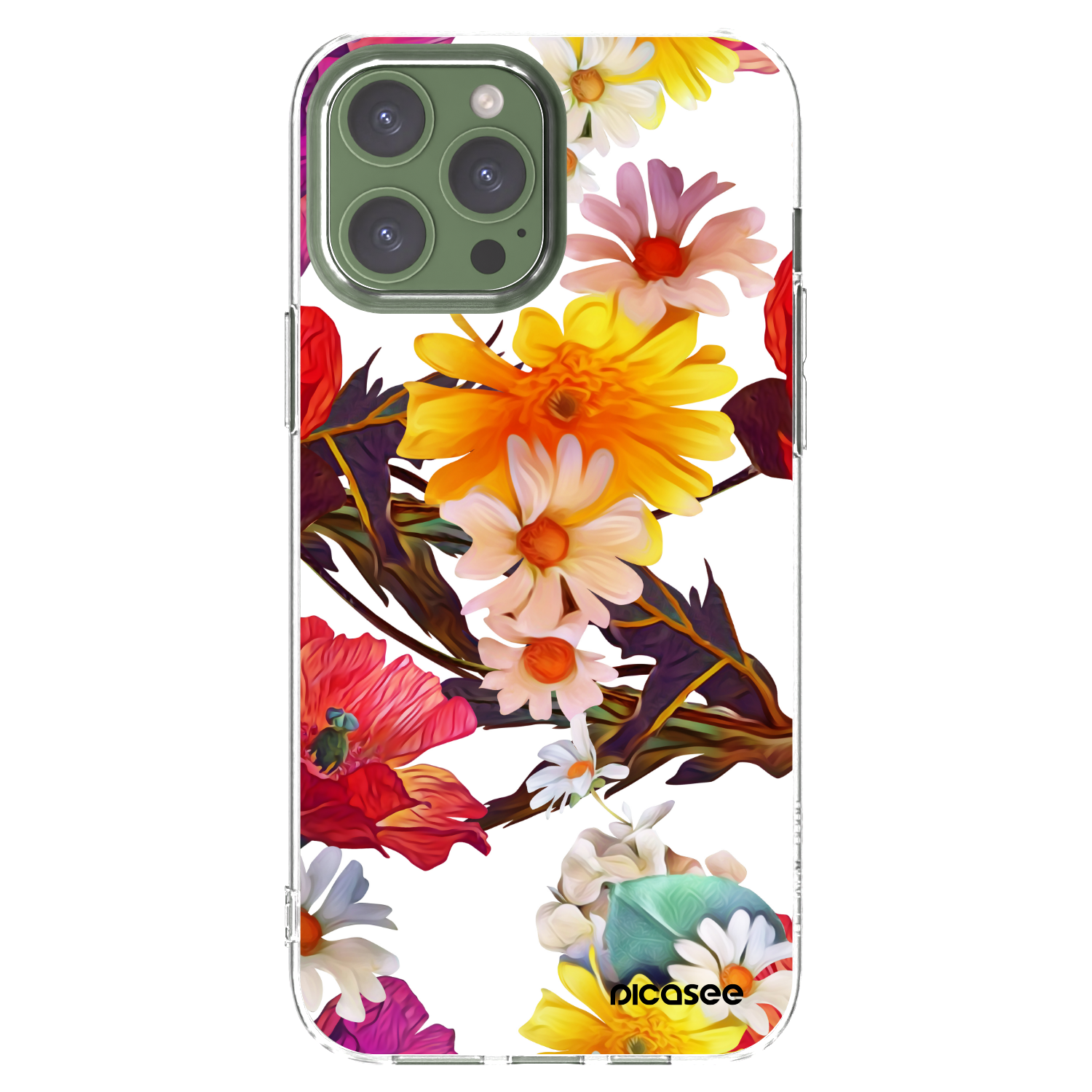 Picasee silikonový průhledný obal pro Apple iPhone 13 Pro Max - Meadow