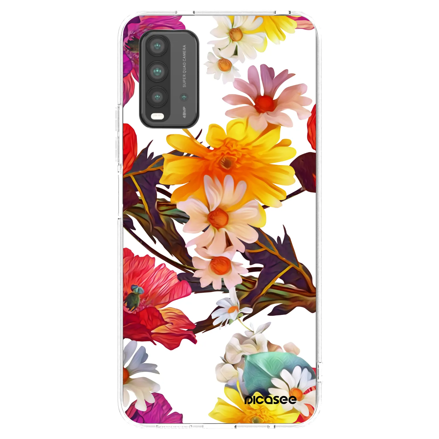 Picasee silikonový průhledný obal pro Xiaomi Redmi 9T - Meadow