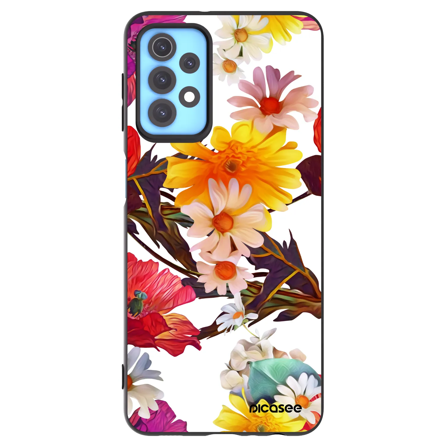 Picasee silikonový černý obal pro Samsung Galaxy A32 4G SM-A325F - Meadow