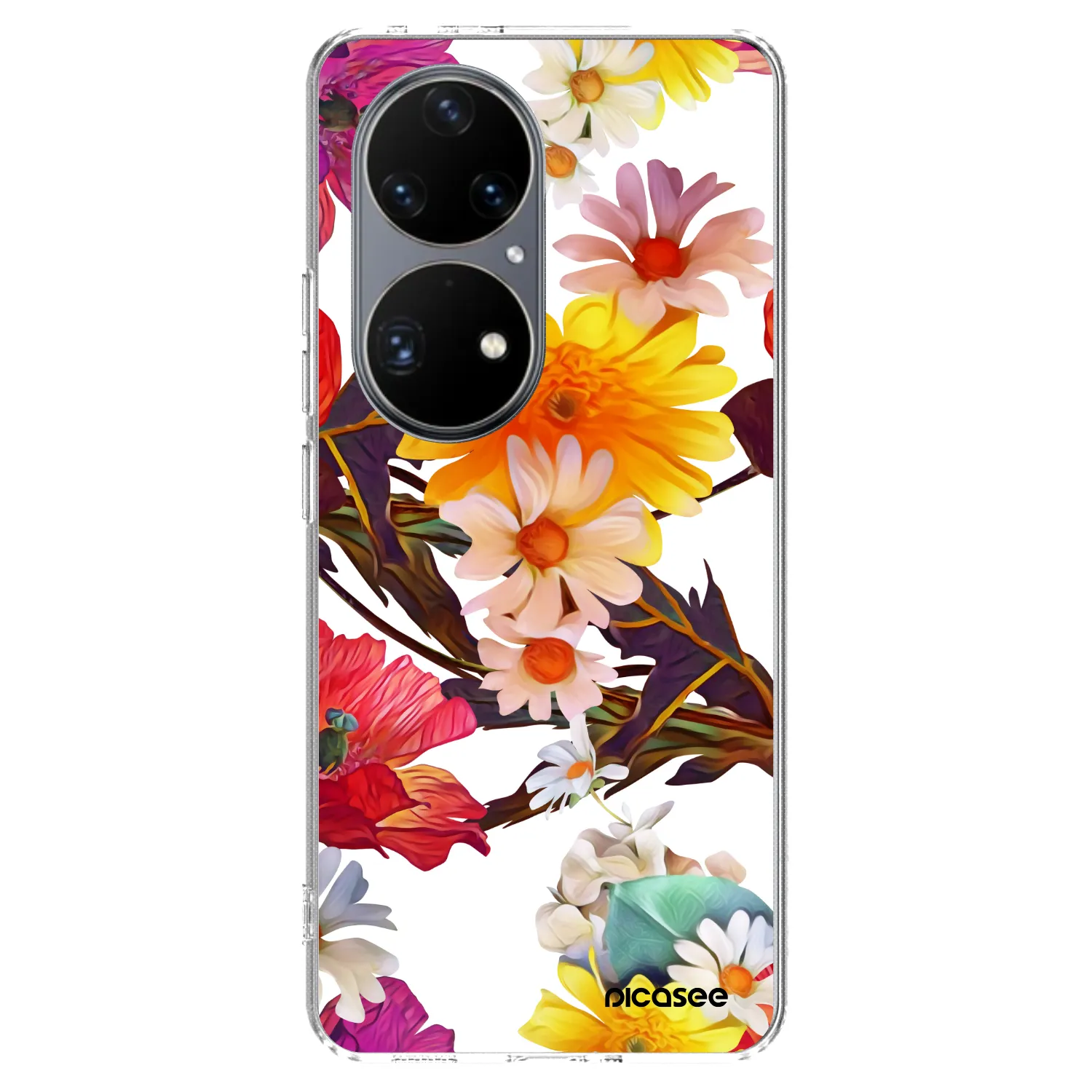 Picasee silikonový průhledný obal pro Huawei P50 - Meadow