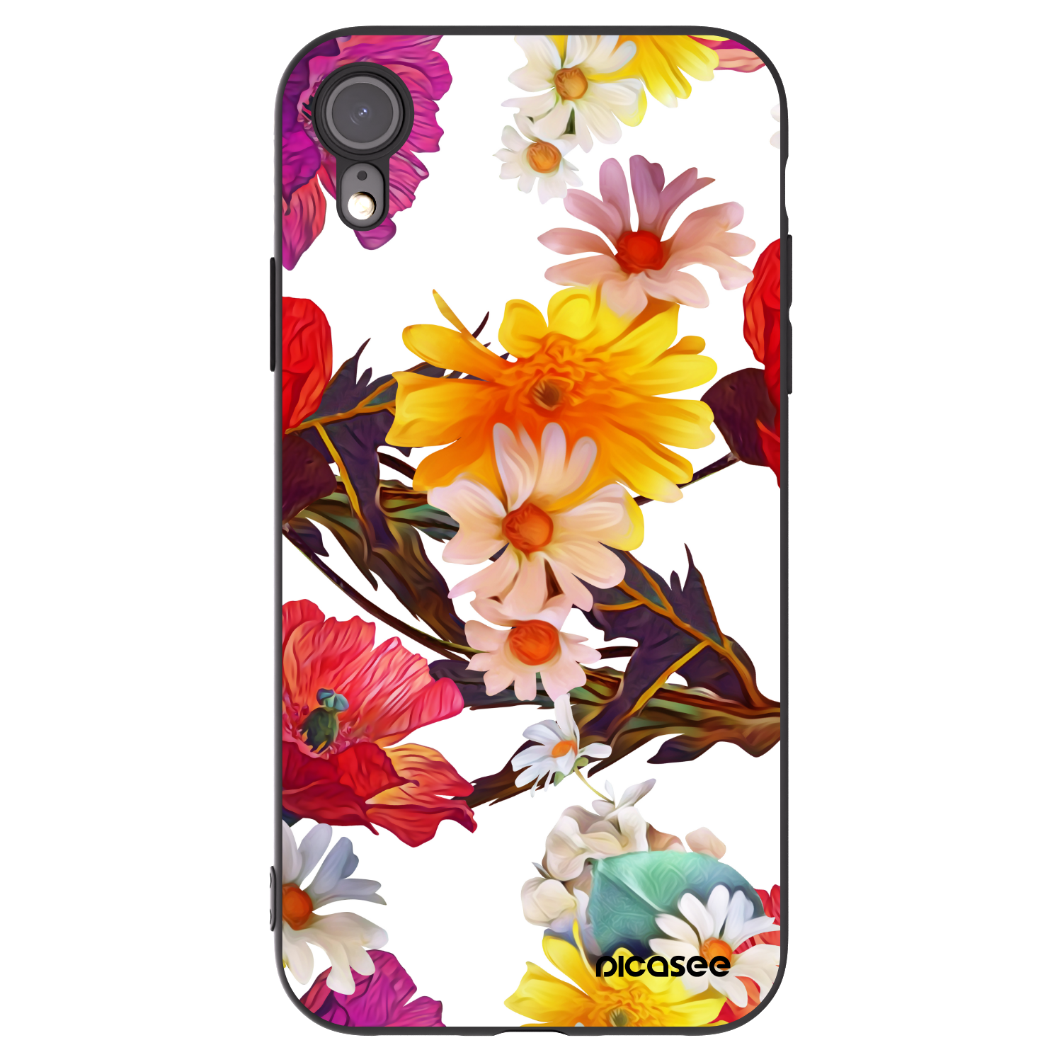 Picasee silikonový černý obal pro Apple iPhone XR - Meadow