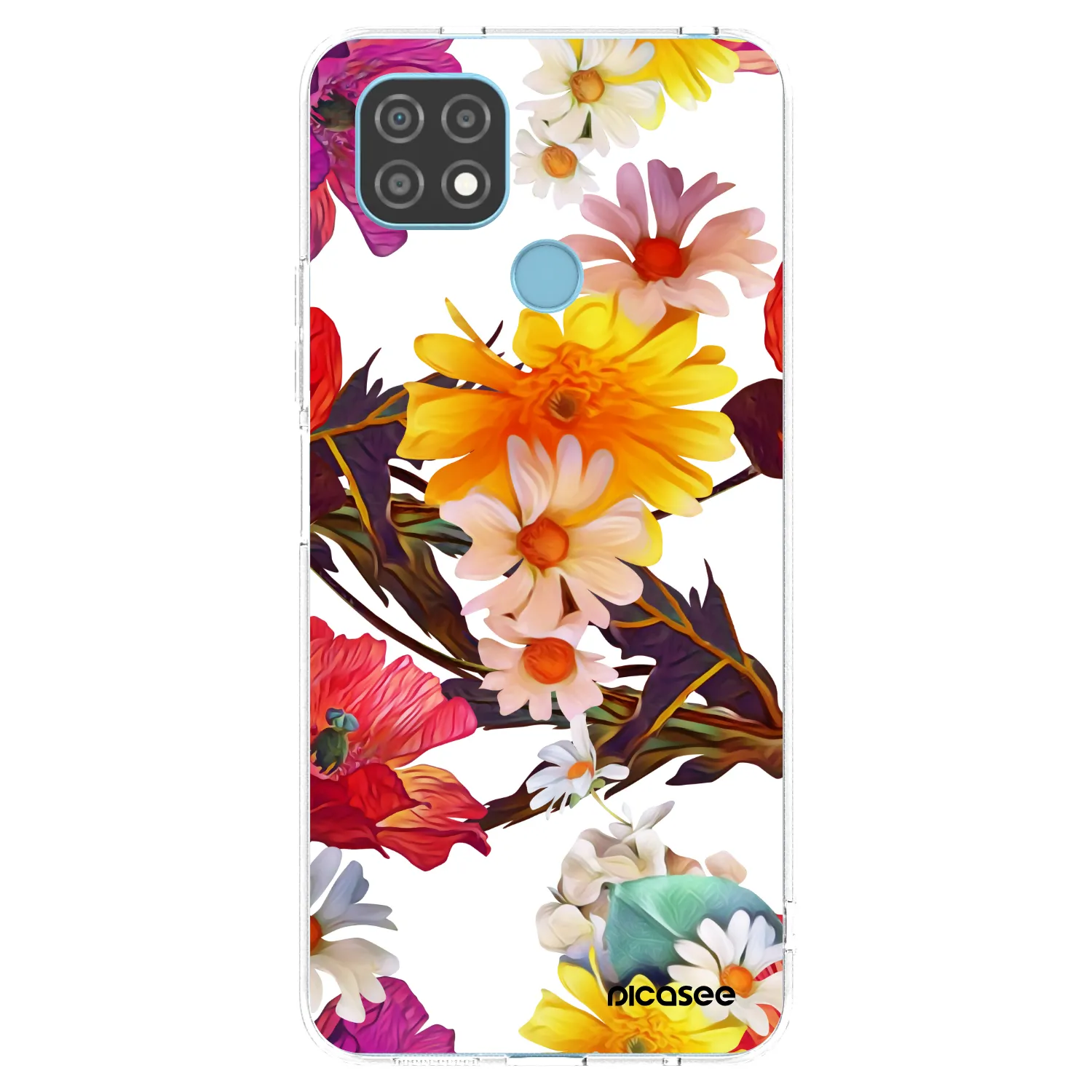 Picasee silikonový průhledný obal pro Realme C21 - Meadow
