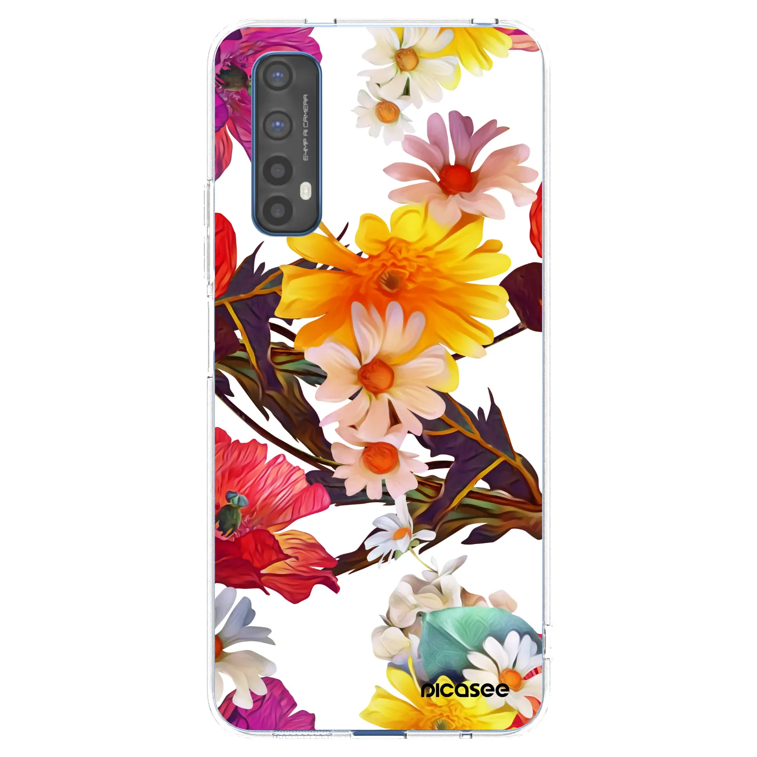 Picasee silikonový průhledný obal pro Realme 7 - Meadow