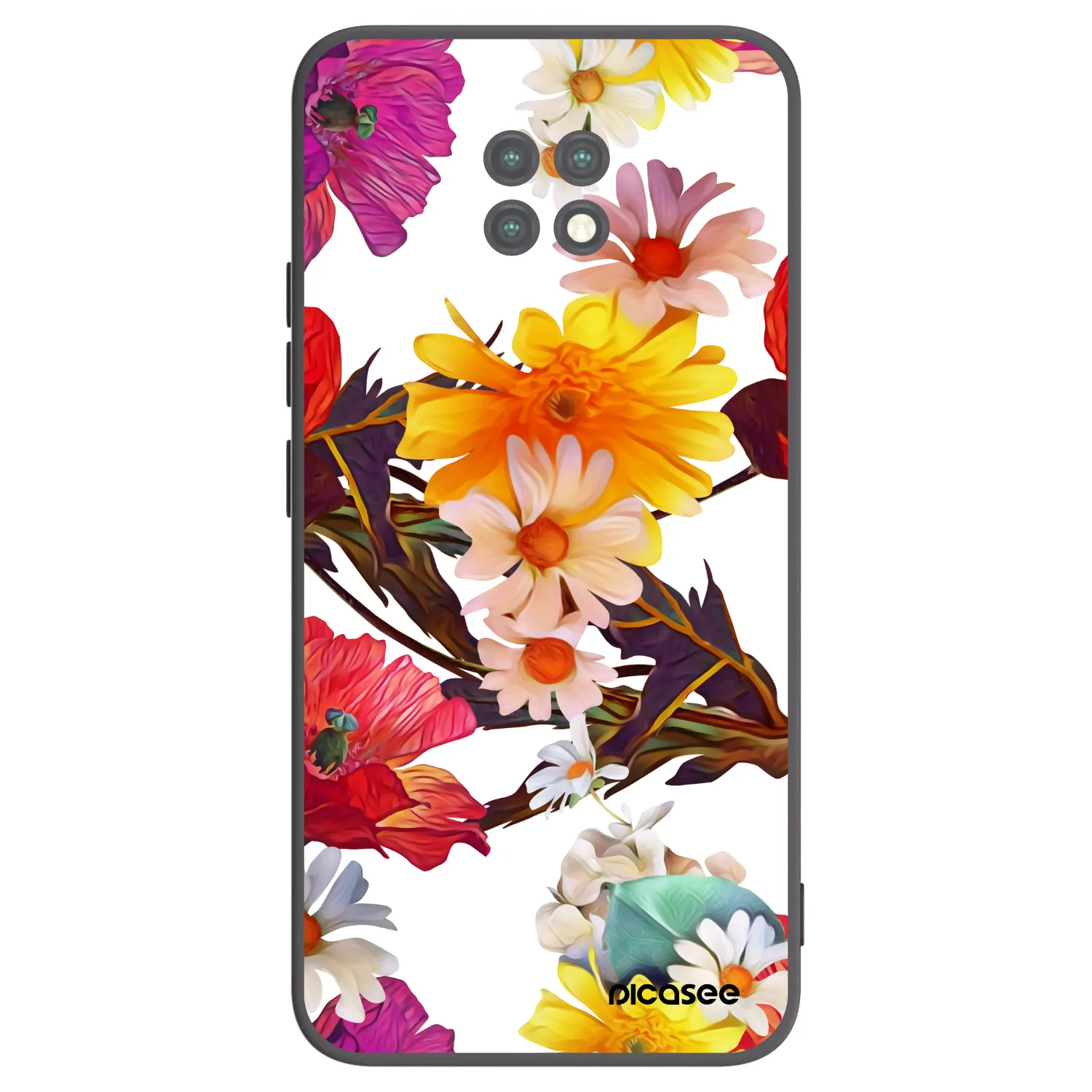 Picasee silikonový černý obal pro Xiaomi Redmi Note 9T - Meadow